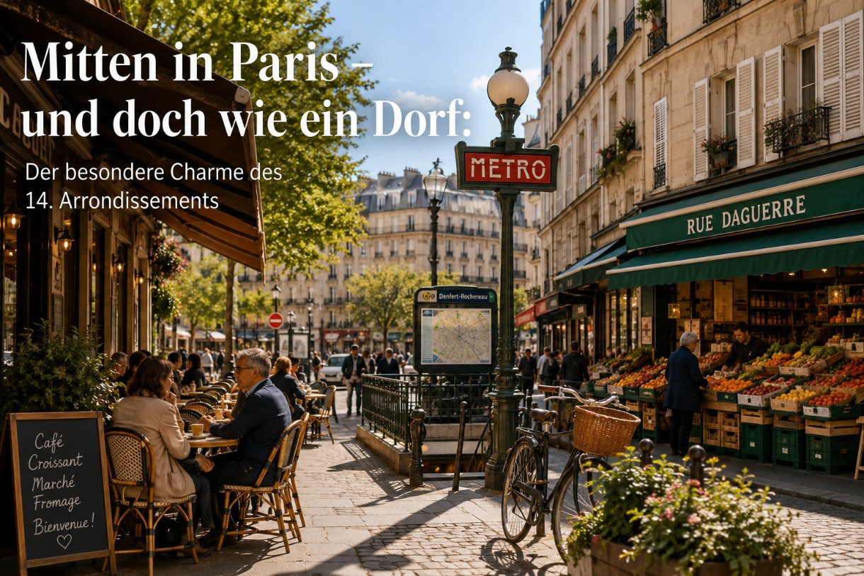 Mitten in Paris – und doch wie ein Dorf: Der besondere Charme des 14. Arrondissements