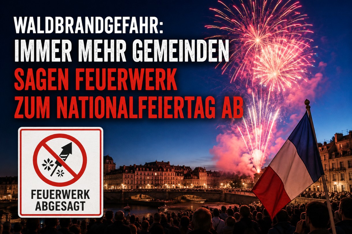 Waldbrandgefahr: Immer mehr Gemeinden sagen Feuerwerk zum Nationalfeiertag ab
