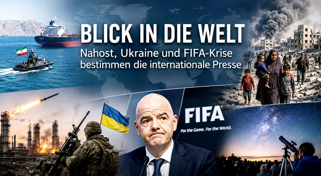 Blick in die Welt: Nahost, Ukraine und FIFA-Krise bestimmen die internationale Presse