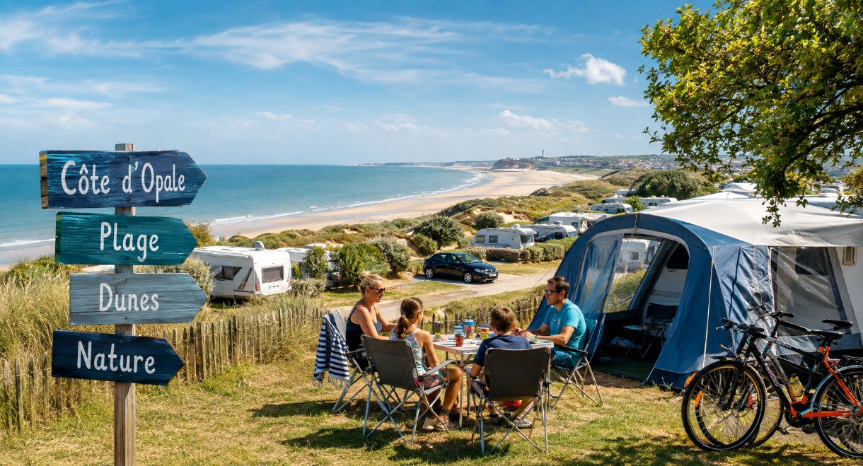 Familiencamping-an-der-Côte-d-Opale_Illustration