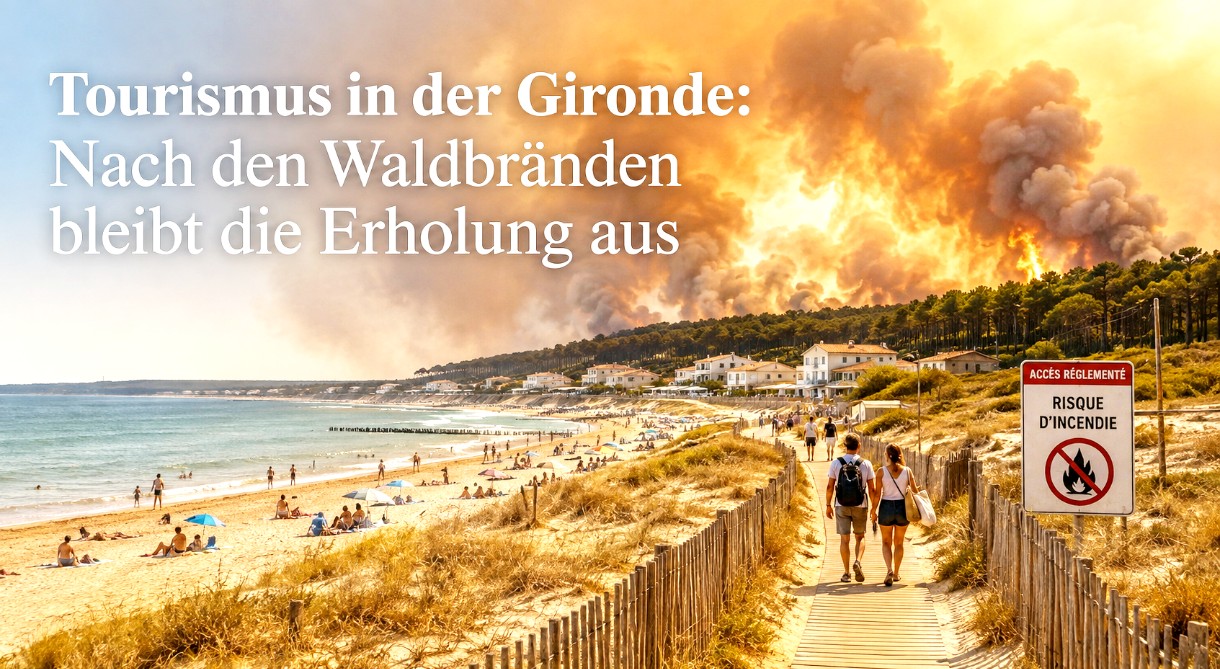 Tourismus in der Gironde: Nach den Waldbränden bleibt die Erholung aus