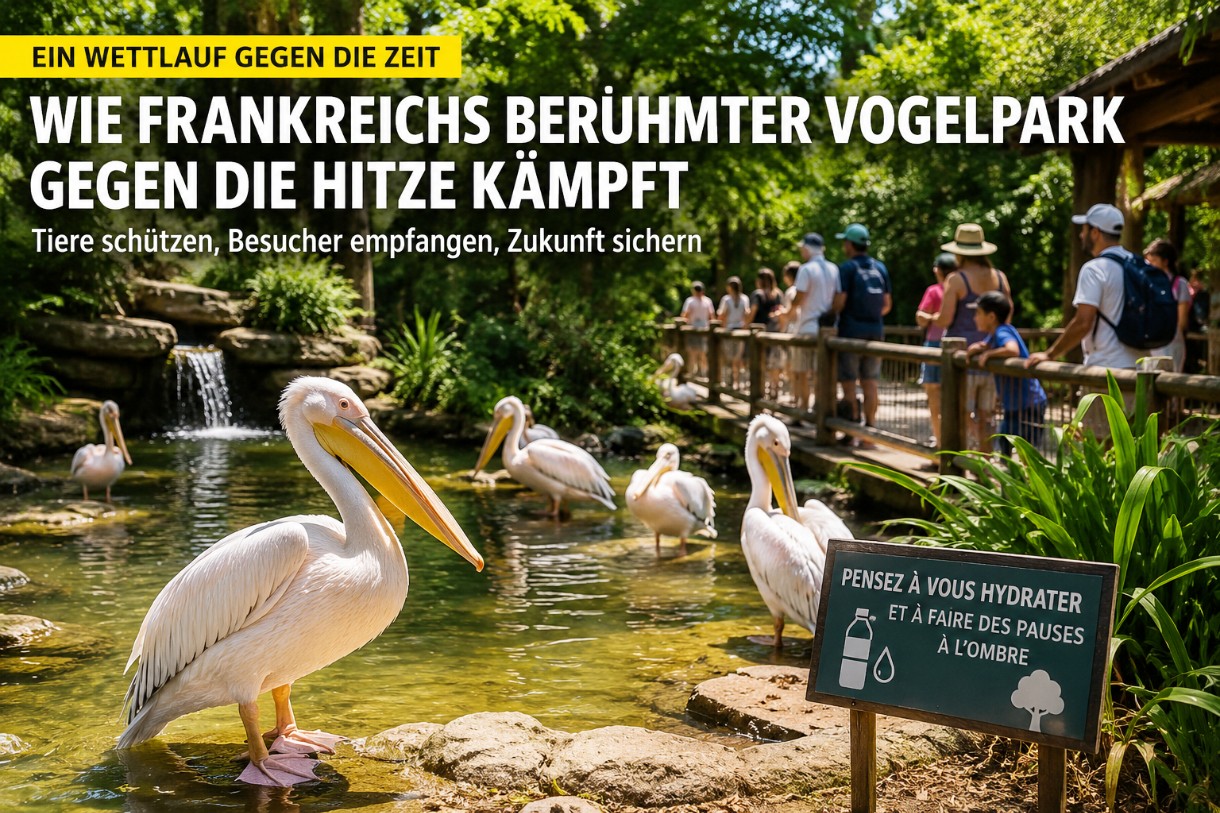 Hitzewelle-Vogelpark_Illustration