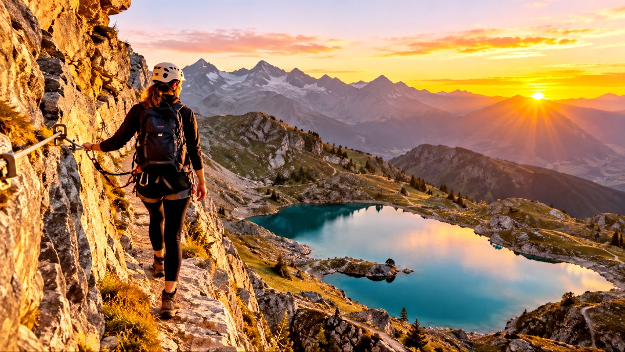 Alpe d’Huez: Nervenkitzel über dem Lac Besson