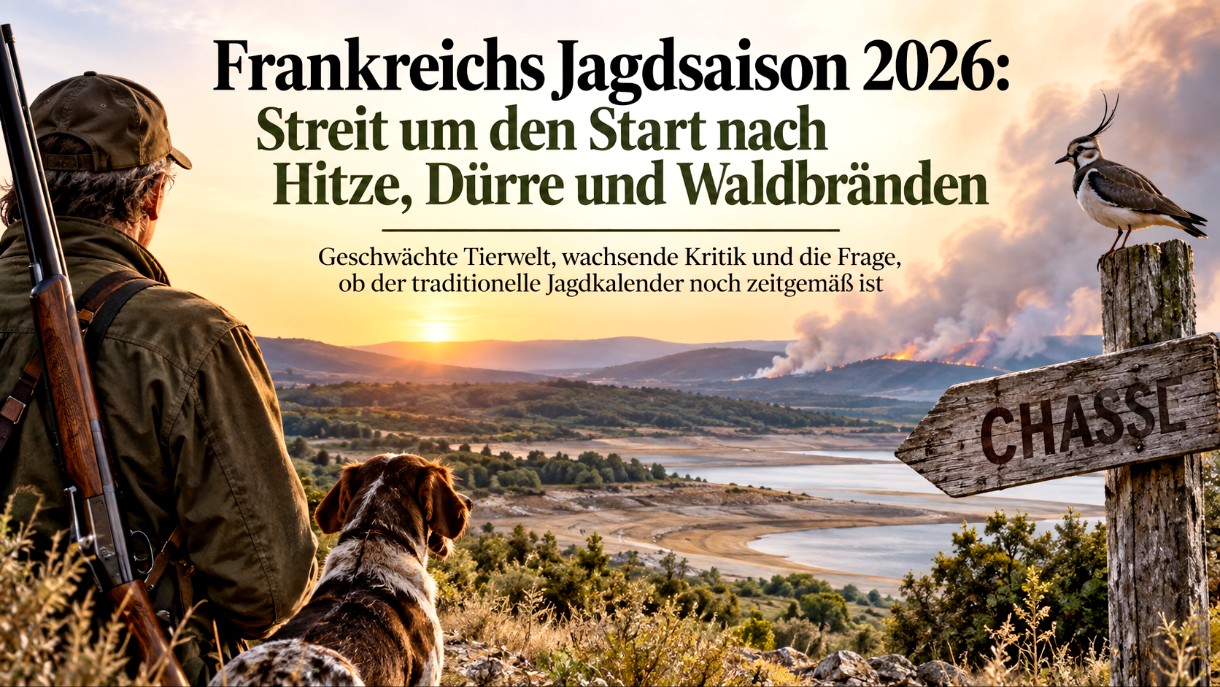 Frankreichs Jagdsaison 2026: Streit um den Start nach Hitze, Dürre und Waldbränden