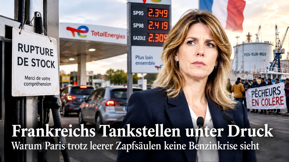 Frankreichs Tankstellen unter Druck: Warum Paris trotz leerer Zapfsäulen keine Benzinkrise sieht