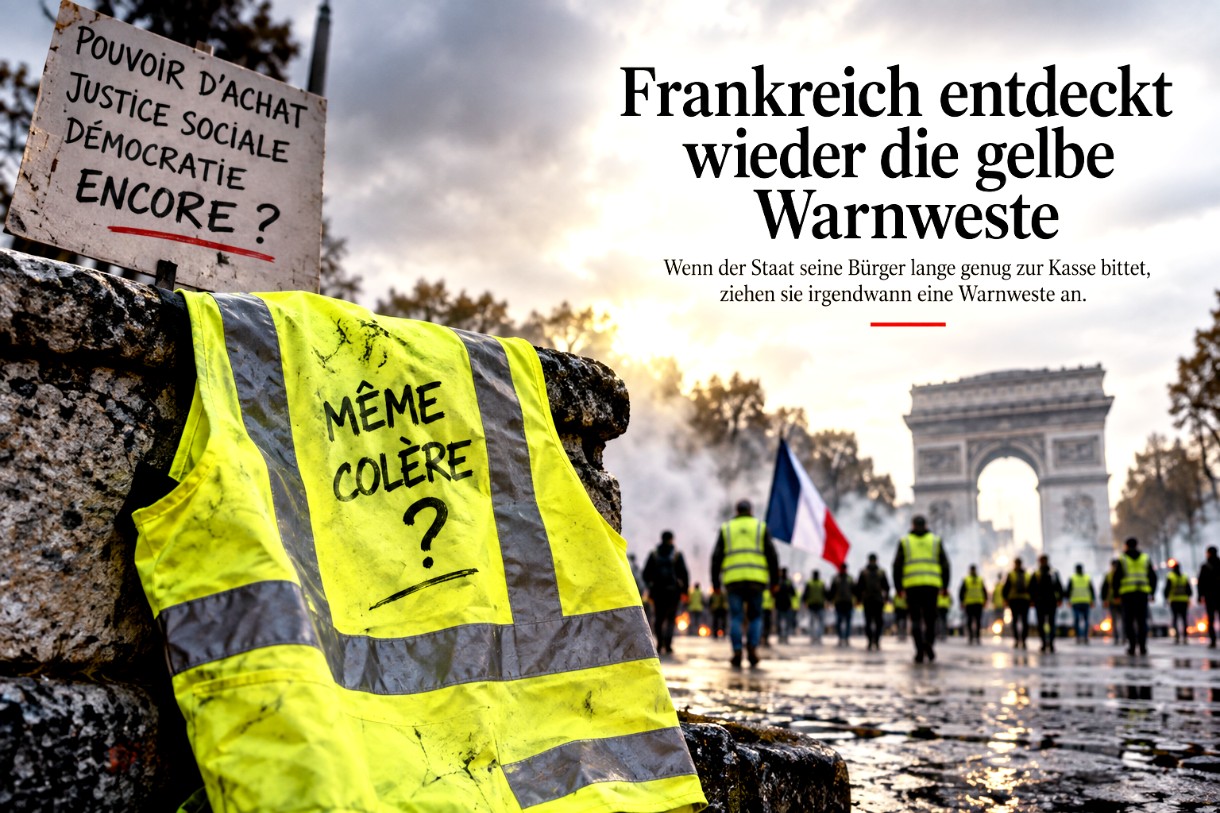 Frankreich entdeckt wieder die gelbe Warnweste