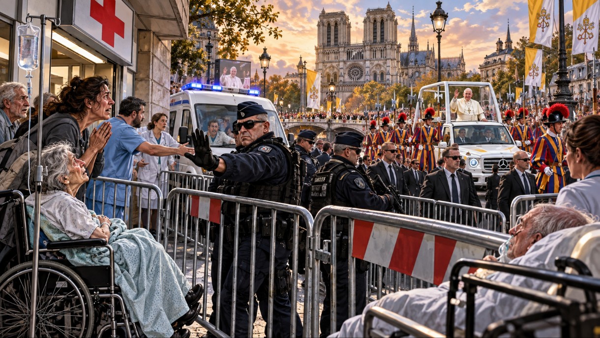 Der Papst kommt – die Patienten warten