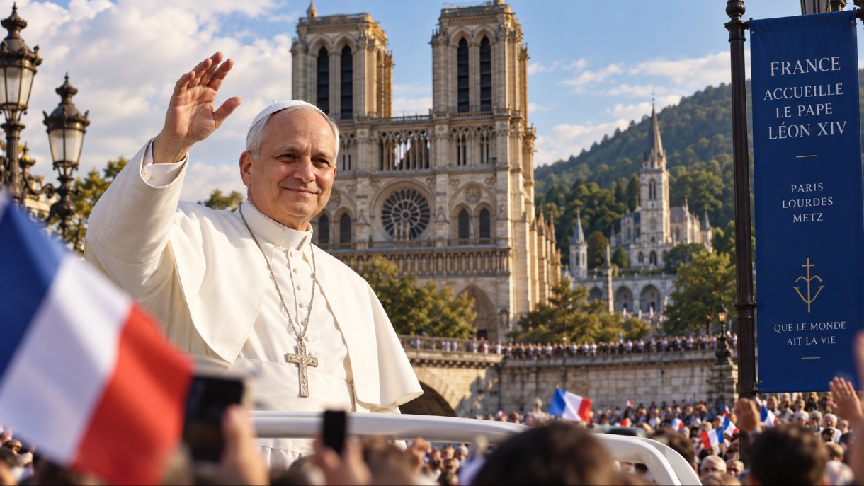 Papst-Leo-XIV-in-Paris-2_Illustration
