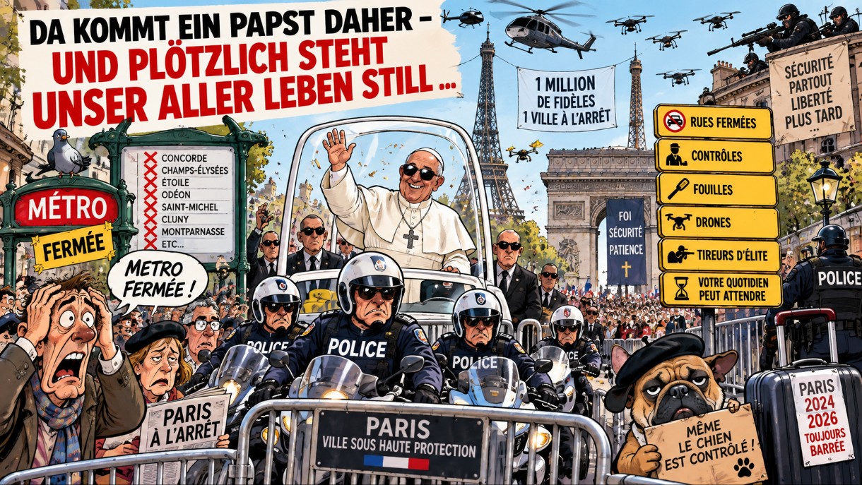Paris-im-Papst-Sicherheitschaos_Illustration