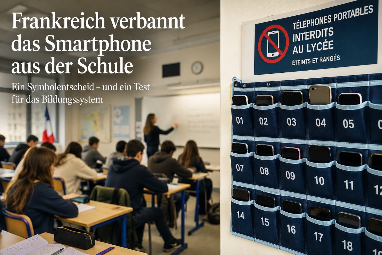 Frankreich verbannt das Smartphone aus der Schule – doch die eigentliche Herausforderung liegt tiefer