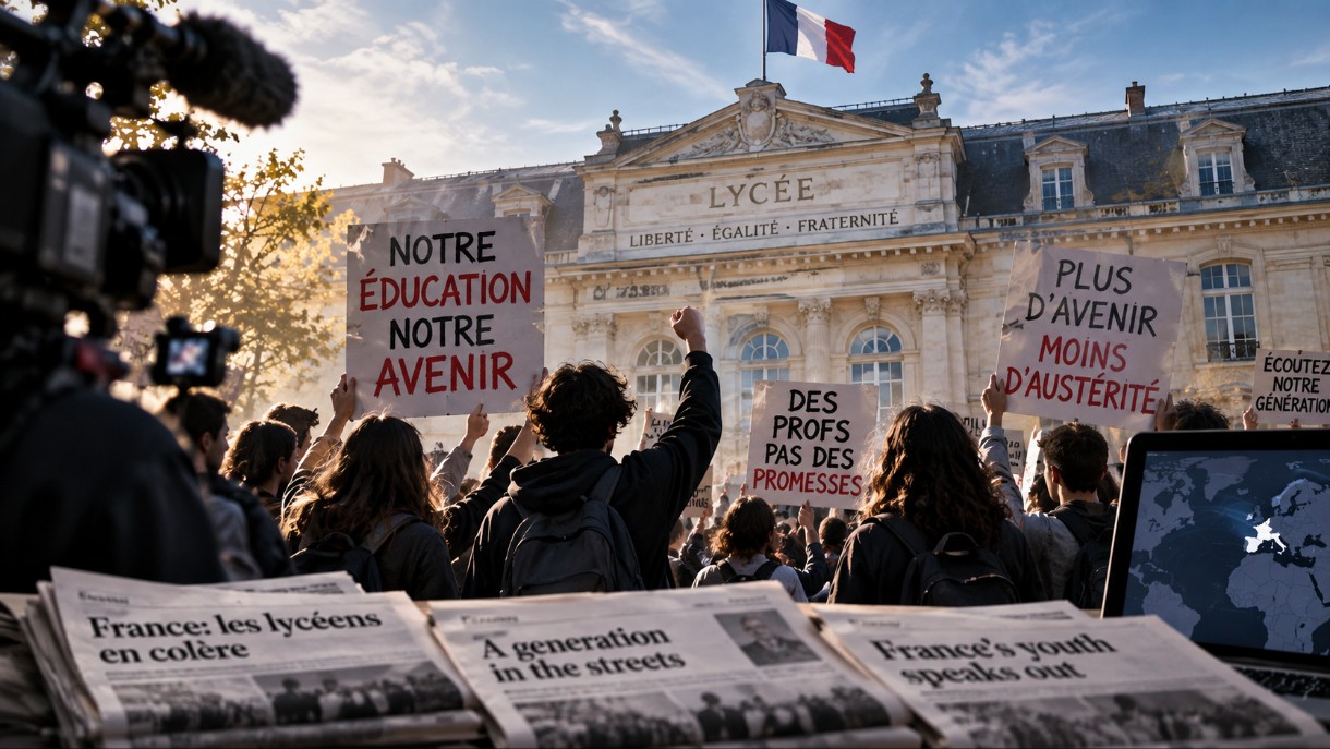 Von CNN bis New York Times: Amerikas Medien blicken auf Frankreichs Schülerproteste