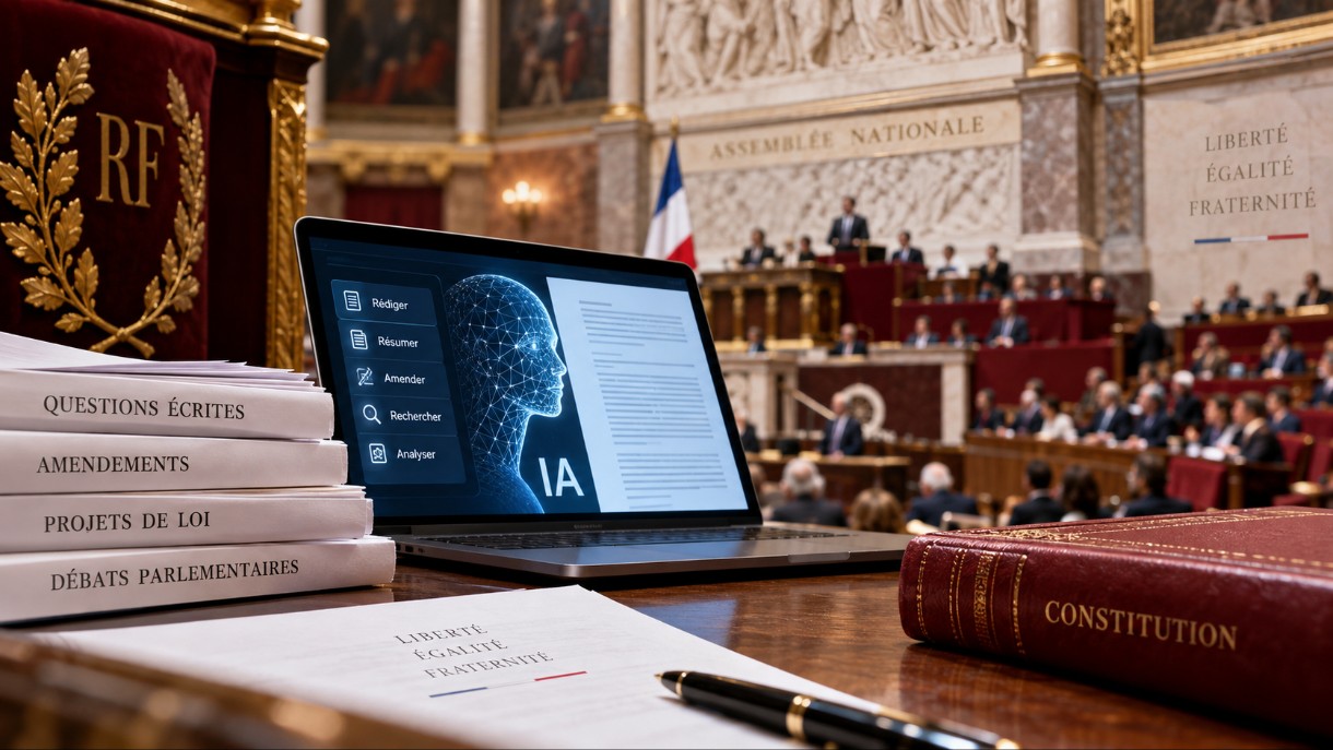 KI-im-französischen-Parlament_Illustration