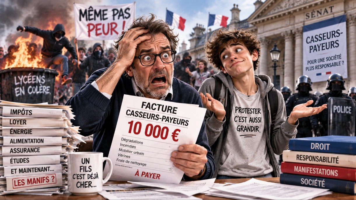 Mein Sohn ist 16, er protestiert – und ich soll zahlen?